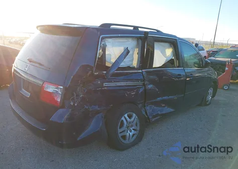 2007 Honda Odyssey Ex-L from USA, damaged, VIN 5FNRL38707B006801